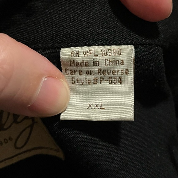 Scully Gunfighter Western Embroidered Pearl Snap Shirt Size XXL - Picture 3 of 9